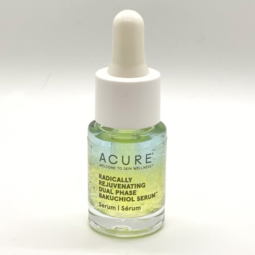 ACURE Radically Rejuvenating Dual Phase Bakuchiol Serum NIB Travel Size 10 ml - Picture 2 of 11
